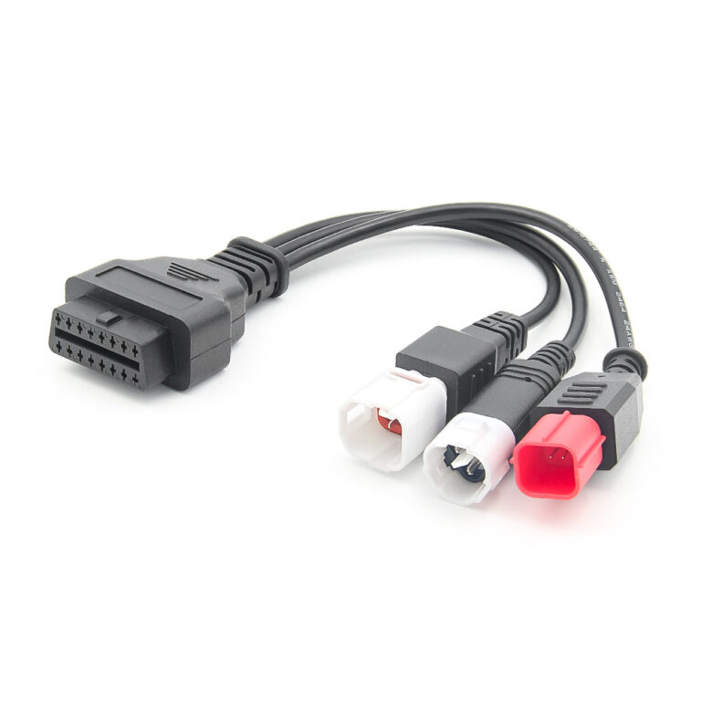 yamaha 3+4pin 6pin honda to OBD 16pin (2)
